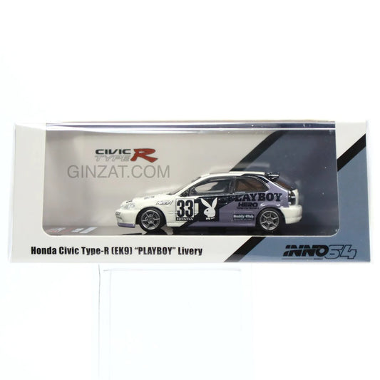 HONDA Civic Type-R (EK9) “Playboy” Livery, INNO64 diecast model car