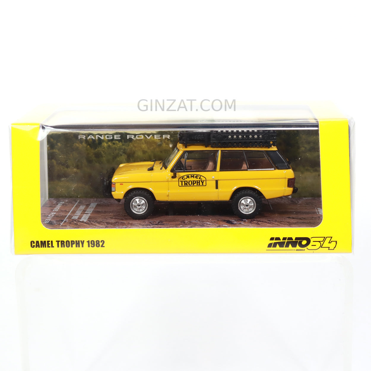 LAND ROVER Range Rover "Classic" Camel Trophy 1982, INNO64 diecast model car