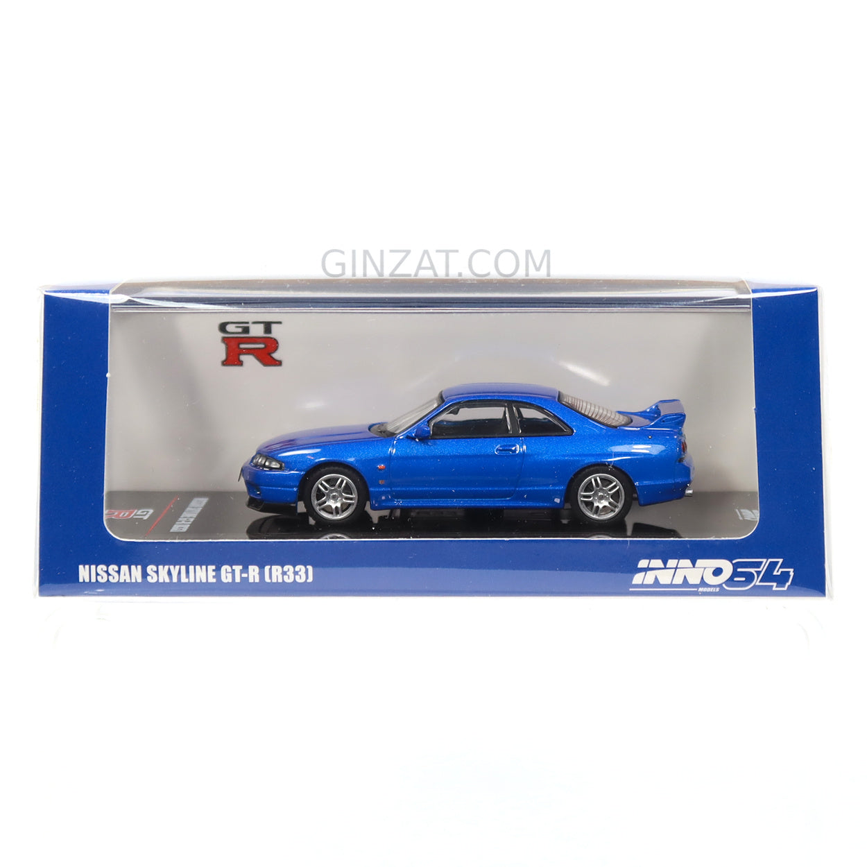 NISSAN Skyline GT-R (R33) Bayside Blue, INNO64 diecast model car