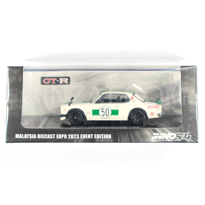 Nissan Skyline 2000 GT-R KPGC10 White (Malaysia Diecast Expo 2023 Event Edition)