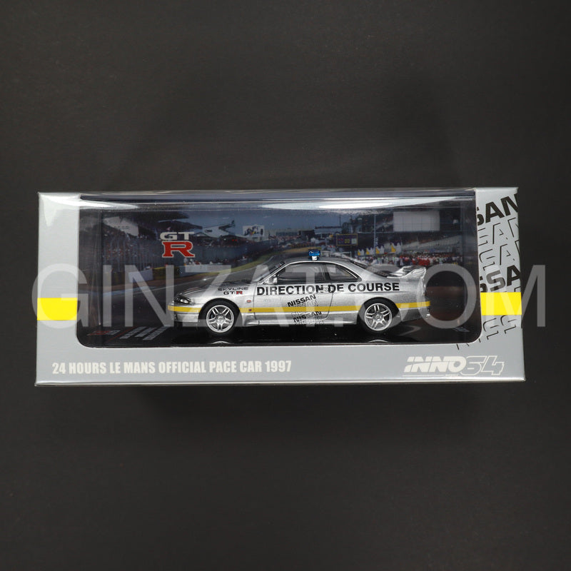 Nissan Skyline GT-R (R33) 24 Hours Le Mans Official Pace Car 1997, INNO64 diecast model car