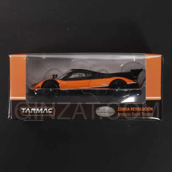 Pagani Zonda Revolucion Arancio Saint Tropez, Tarmac Works diecast model car