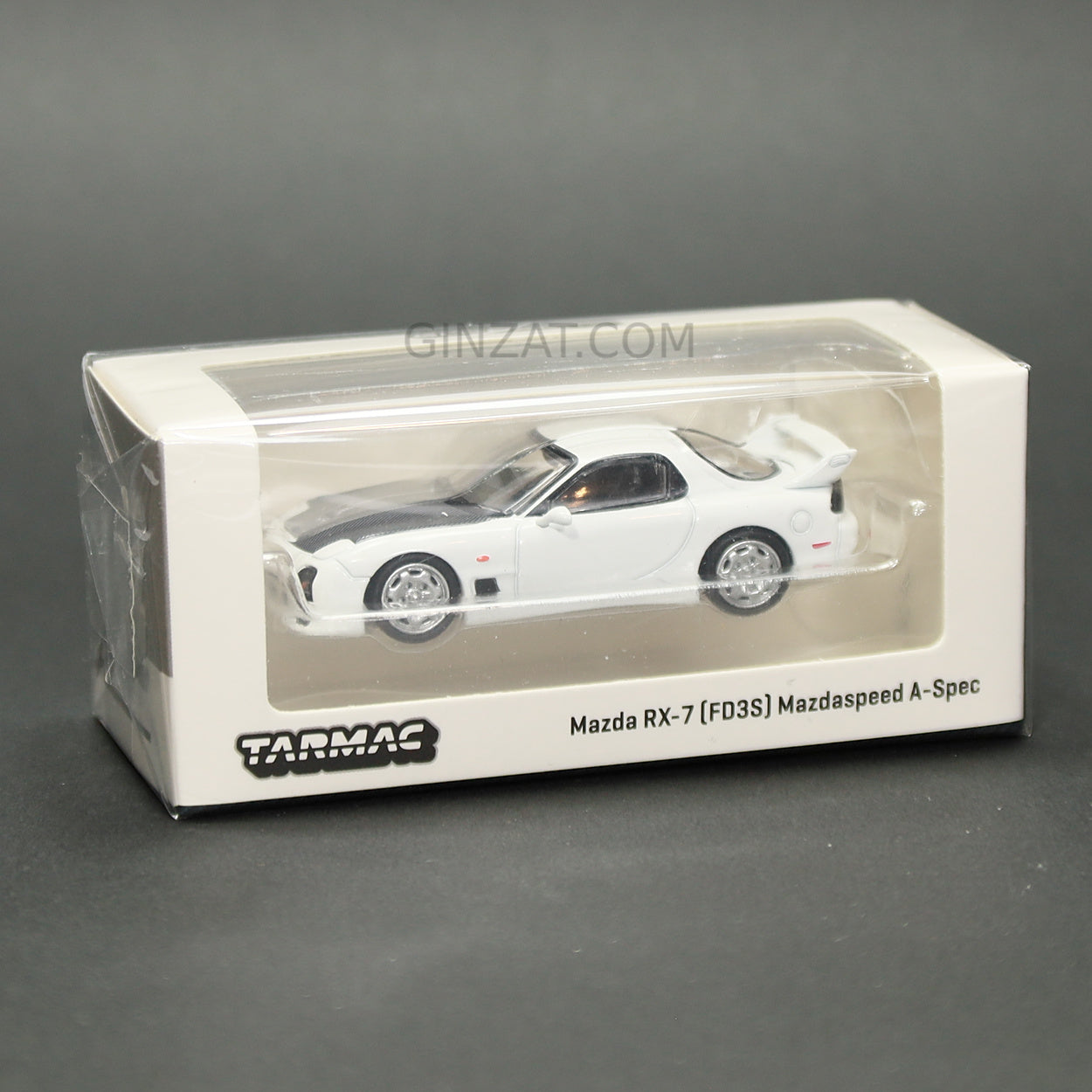 MAZDA RX-7 (FD3S) MazdaSpeed A-Spec Chaste White, Tarmac Works diecast model car