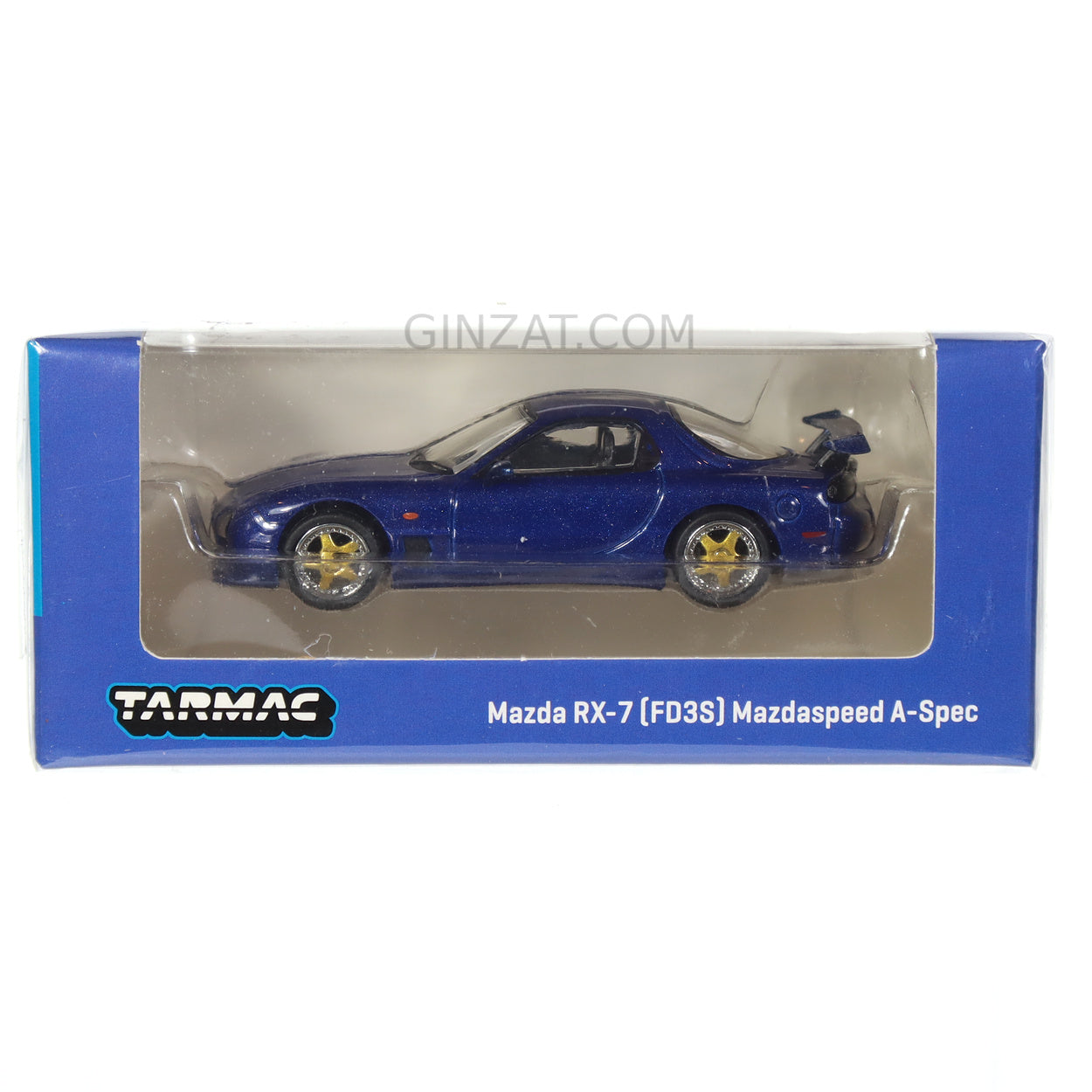 MAZDA RX-7 (FD3S) Mazdaspeed A-Spec Innocent Blue Mica, Tarmac Works diecast model car