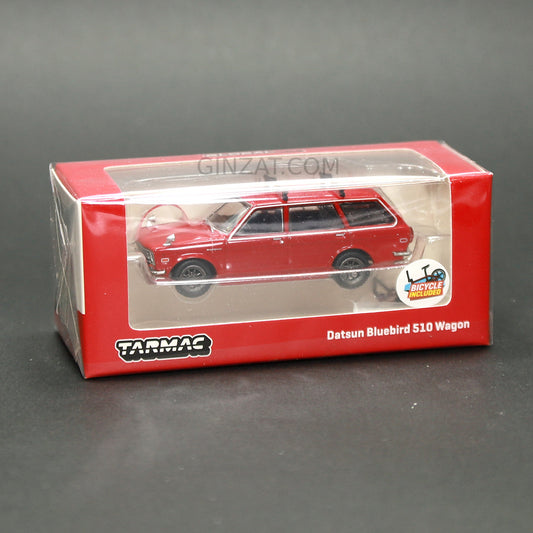 DATSUN Bluebird 510 Wagon Red, Tarmac Works diecast model car