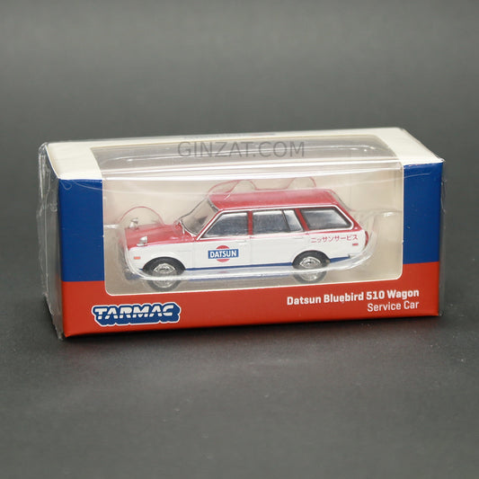 Datsun Bluebird 510 Wagon Service Car, Tarmac Works diecast model car