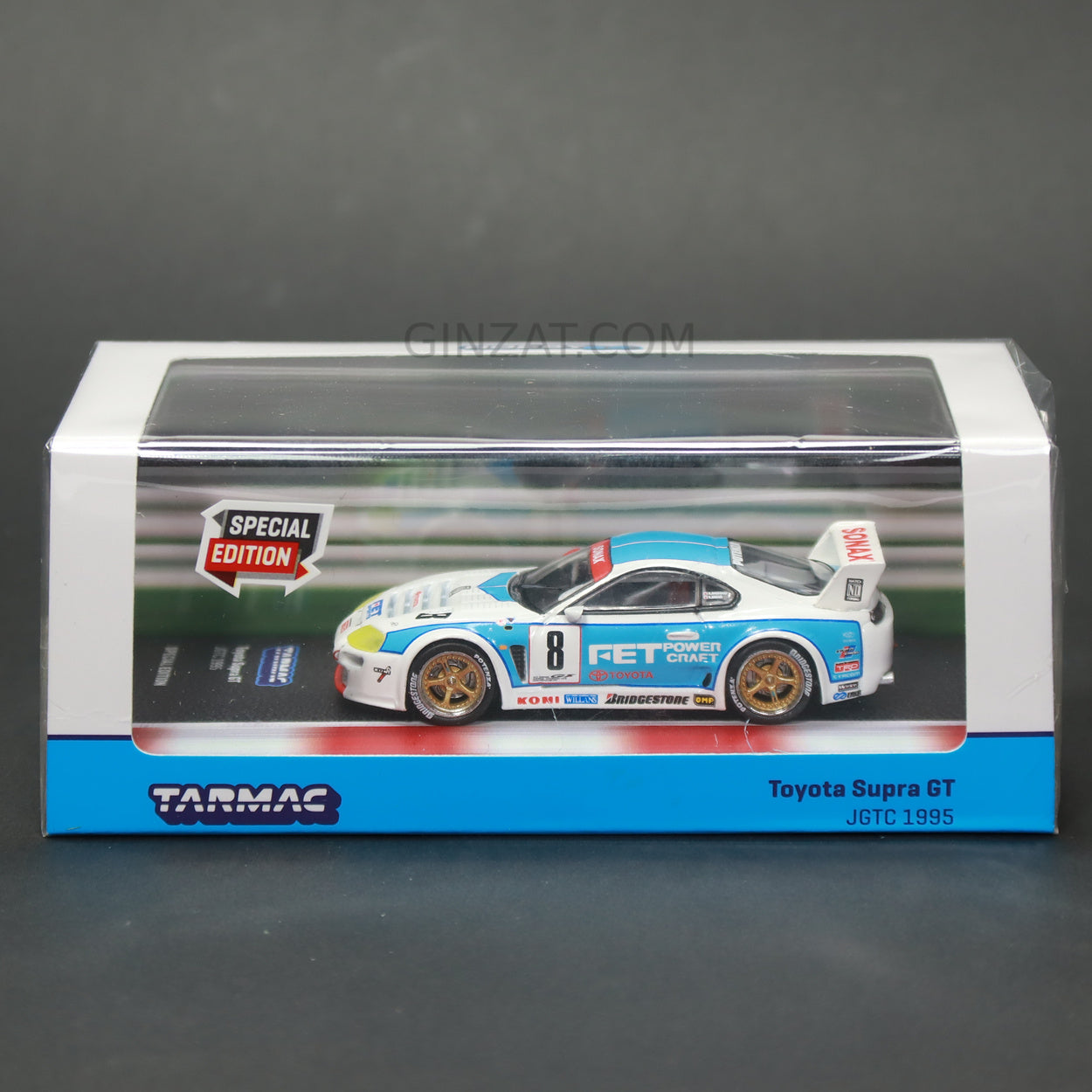 TOYOTA Supra GT JGTC 1995 N Nagasaka / K Misaki Special Edition, Tarmac Works dicast model car