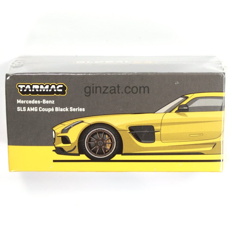 Mercedes-Benz SLS AMG Coupe Black Series Yellow Metallic, Tarmac Works 1:64 diecast model car