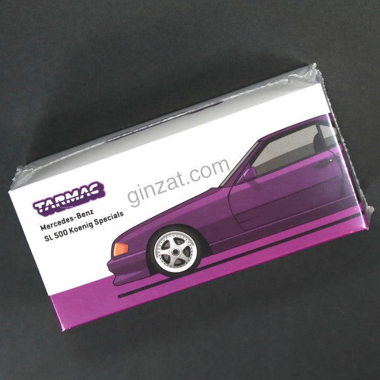 Mercedes-Benz SL 500 Koenig Specials PURPLE, Tarmac Works diecast model car