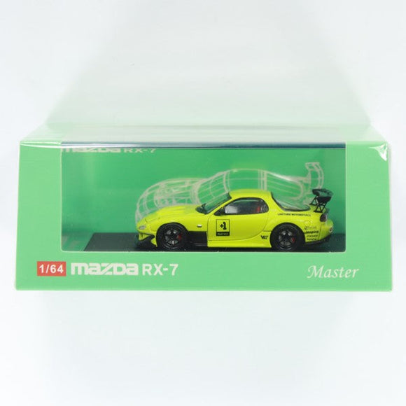 Mazda RX-7 - Greenish Yellow, Master diecast model car