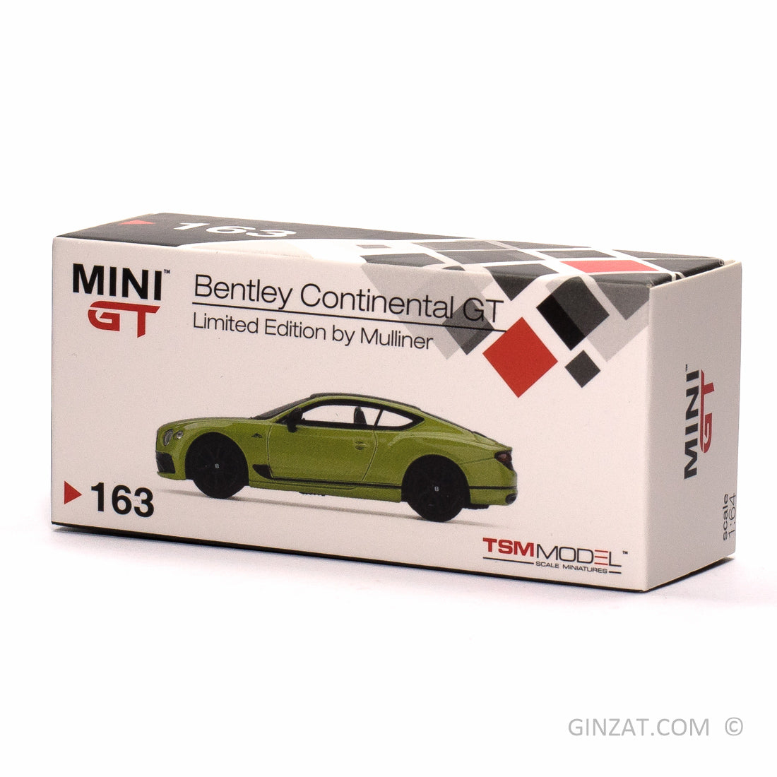 BENTLEY Continental GT Limited Edition by Mulliner, MINI GT No.163 diecast model car