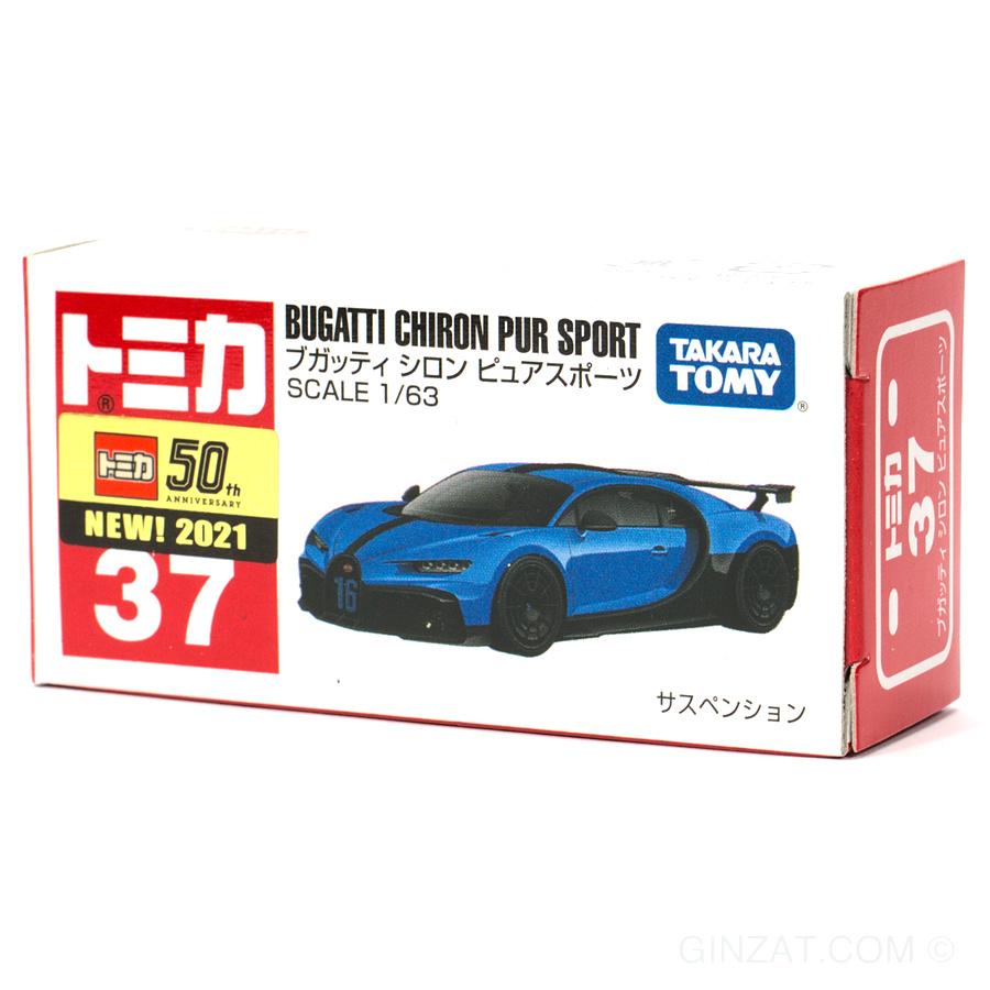 GINZAT Store Australia - BUGATTI Chiron Pur Sport Tomica No.37 diecast model