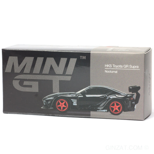 Toyota GR Supra HKS Nocturnal, MINI GT No.226 diecast model