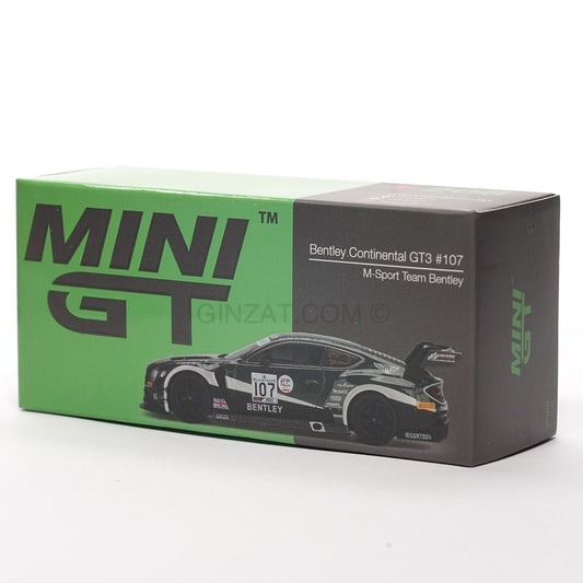 BENTLEY Continental GT3 #107, MINI GT 208 1/64