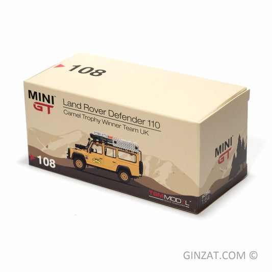 LAND ROVER Defender 110, MINI GT diecast model 1/64