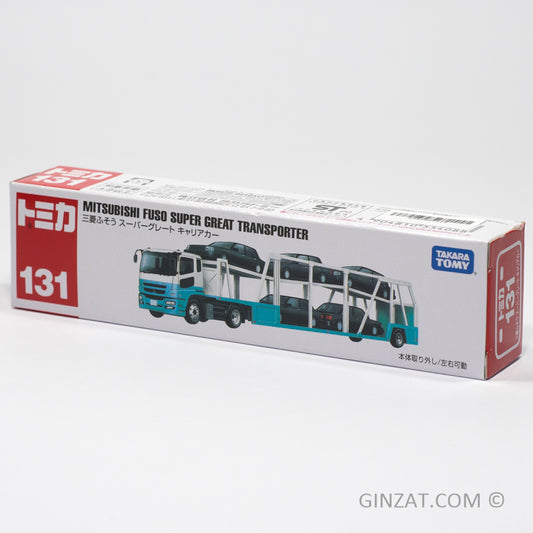 Mitsubishi Fuso Super Great Transporter, Tomica No.131 diecast model car