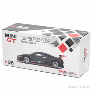 HONDA NSX GT3 Presentation, MINI GT diecast model 1/64