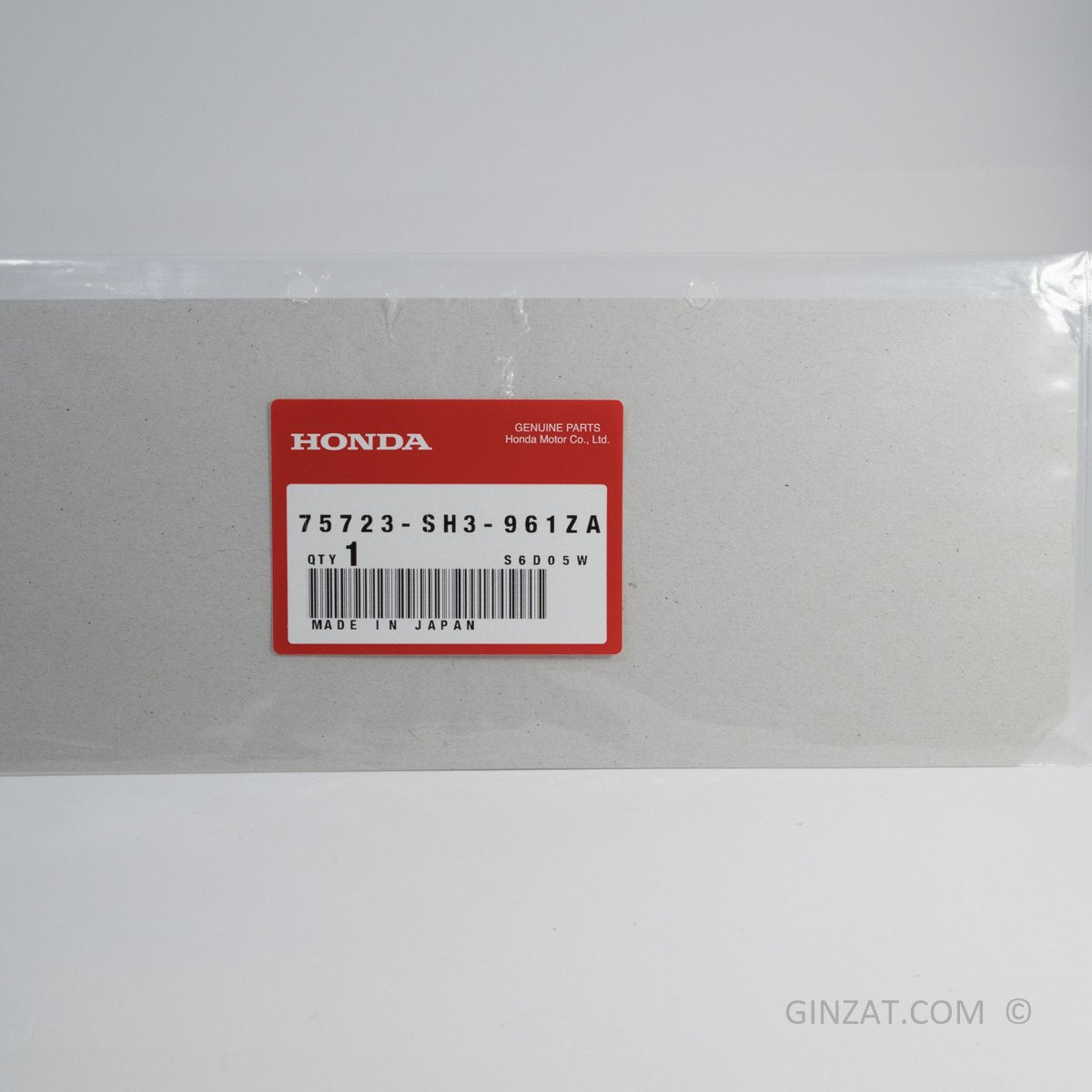 Honda SiR Rear Badge Decal Genuine OEM 75723-SH3-961ZA