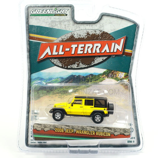 2008 JEEP Wrangler Rubicon, Greenlight diecast model 1/64