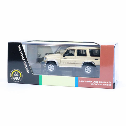 2014 Toyota Land Cruiser 78 Vintage Gold RHD, PARA64 diecast model car Ginzat Australia