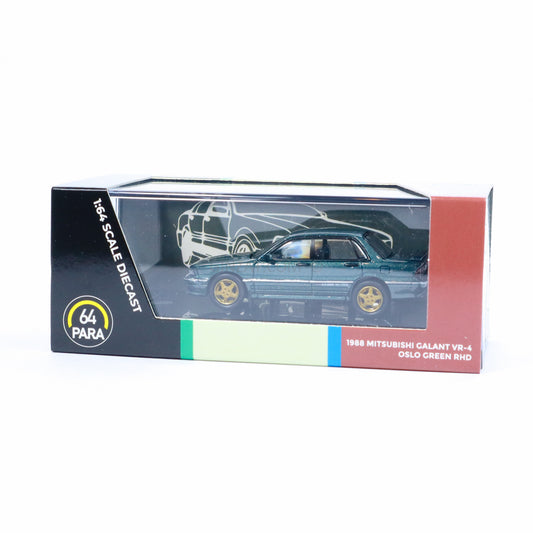 1988 MITSUBISHI Galant VR-4 Oslo Green RHD, PARA64 diecast model car Ginzat Australia