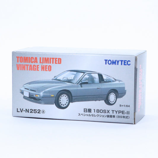 NISSAN 180SX Type-II Special Selection Equipped Car 89', Tomytec Tomica Limited Vintage Neo 1:64 (LV-N252a) diecast model car Ginzat Australia