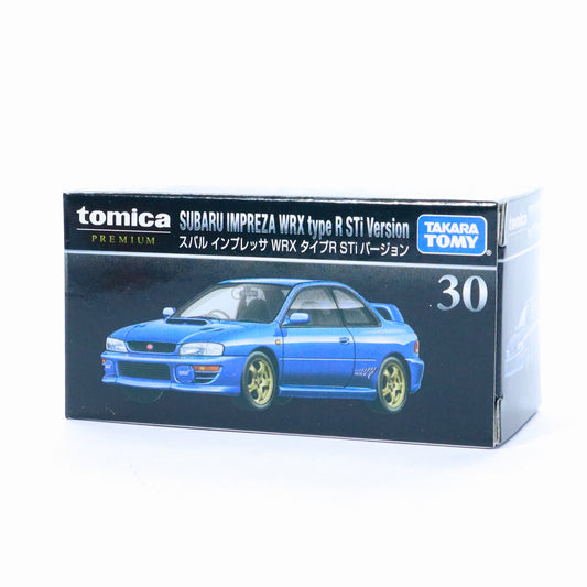 SUBARU Impreza WRX Type R STi Version Tomica Premium No.30 diecast model car