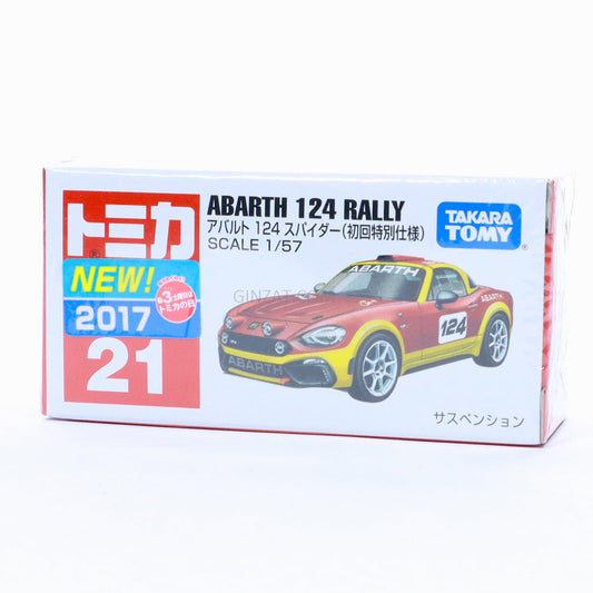 ABARTH 124 Rally (Special First Edition), Tomica No.21 diecast model car Ginzat Australia