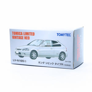 HONDA Civic Type R 99', Tomica Limited Vintage Neo diecast model car LV-N165c Ginzat Australia