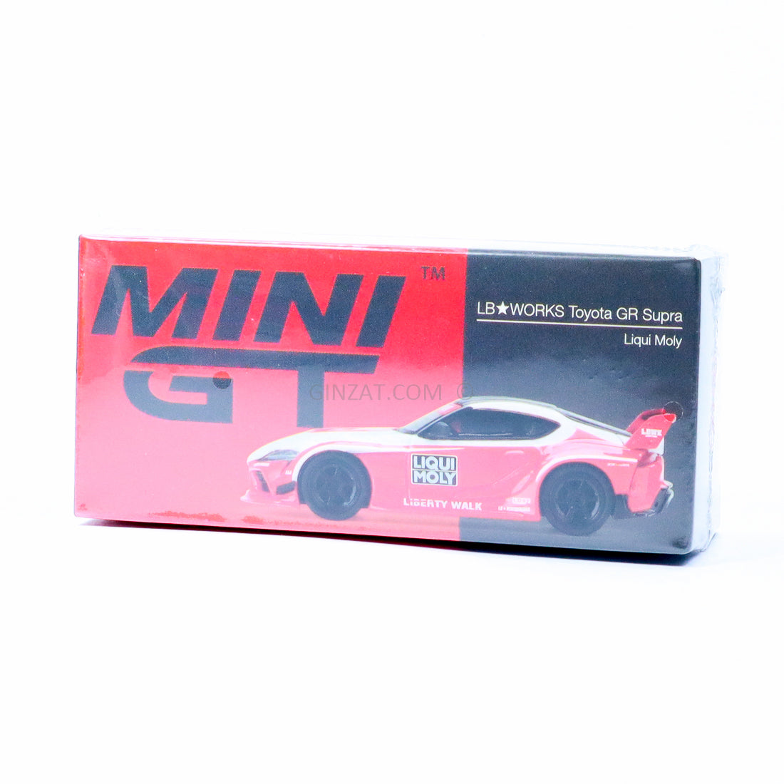 LB WORKS TOYOT GR Supra Liqui Moly, MINI GT 290 diecast model car Ginzat Australia