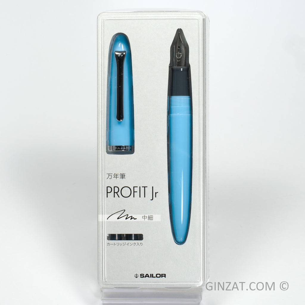 Sailor Profit Junior Fountain Pen – Cyan Blue Medium Fine Nib