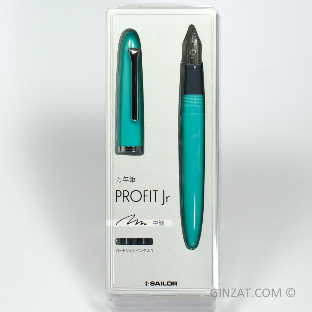 Sailor Profit Junior Fountain Pen – Aqua Green Medium Fine Nib