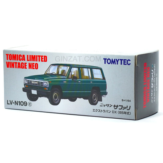 NISSAN Safari Extra Van DX 85', Tomica Limited Vintage Neo diecast model car LV-N109c Ginzat Australia