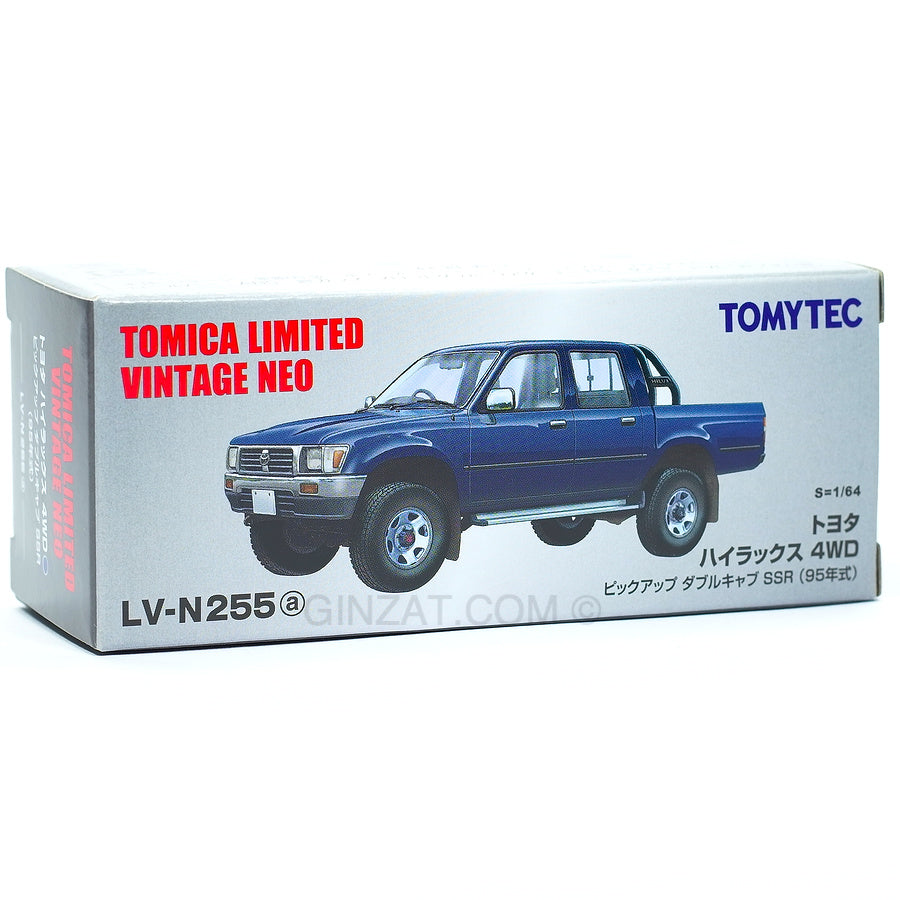 TOYOTA Hilux 4WD Pick-up Double Cab 95', Tomica Limited Vintage Neo diecast model car LV-N255a Ginzat Australia