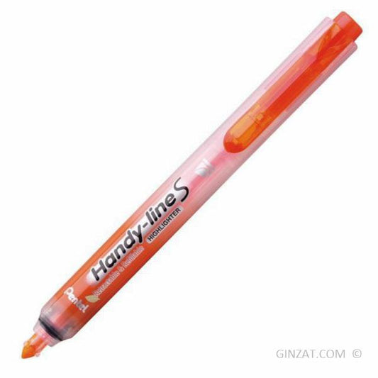 Pentel Handy Line S Highlighter - Orange Ink (SXS15-F)