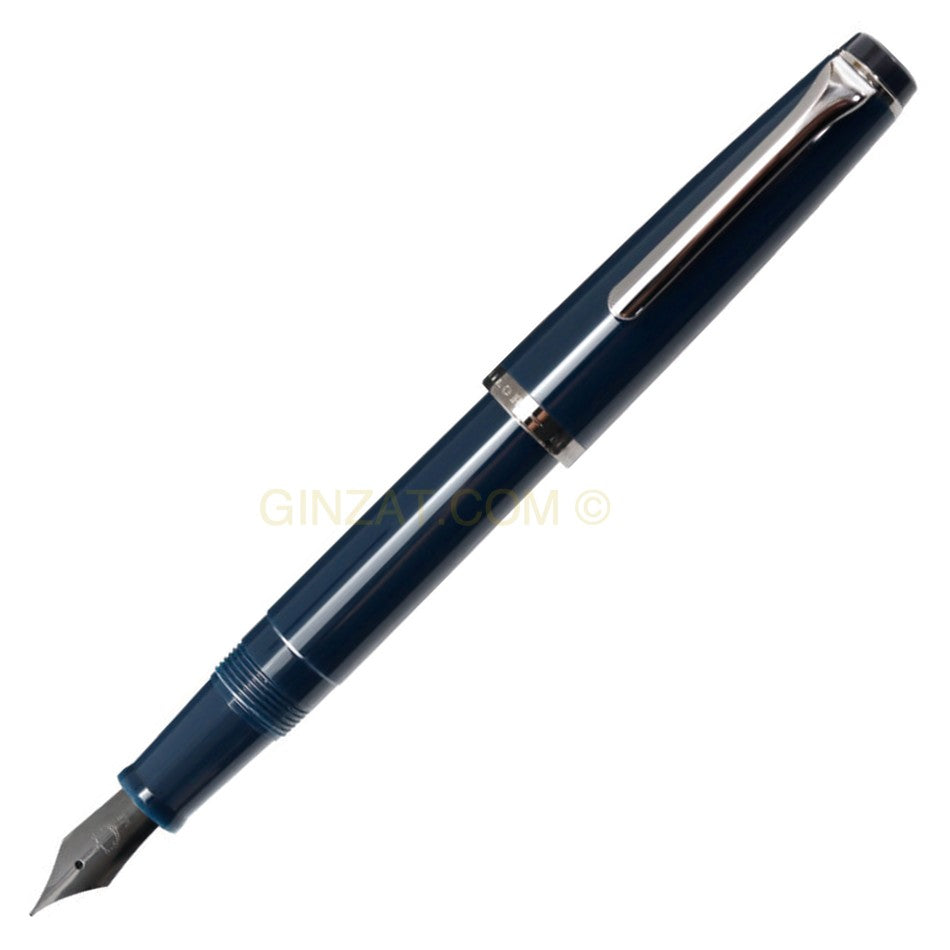 Sailor Lecoule Fountain Pen - Iron Blue Medium Fine Nib