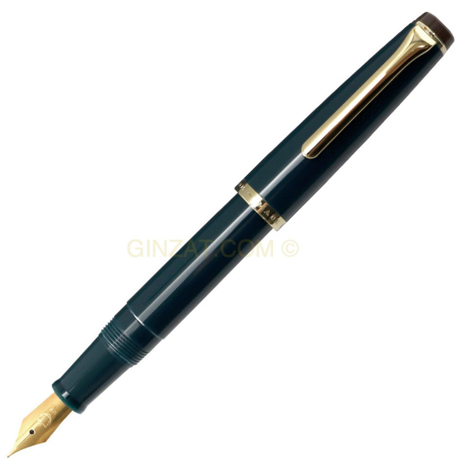 Sailor Lecoule Fountain Pen – Teal Green Medium Fine Nib